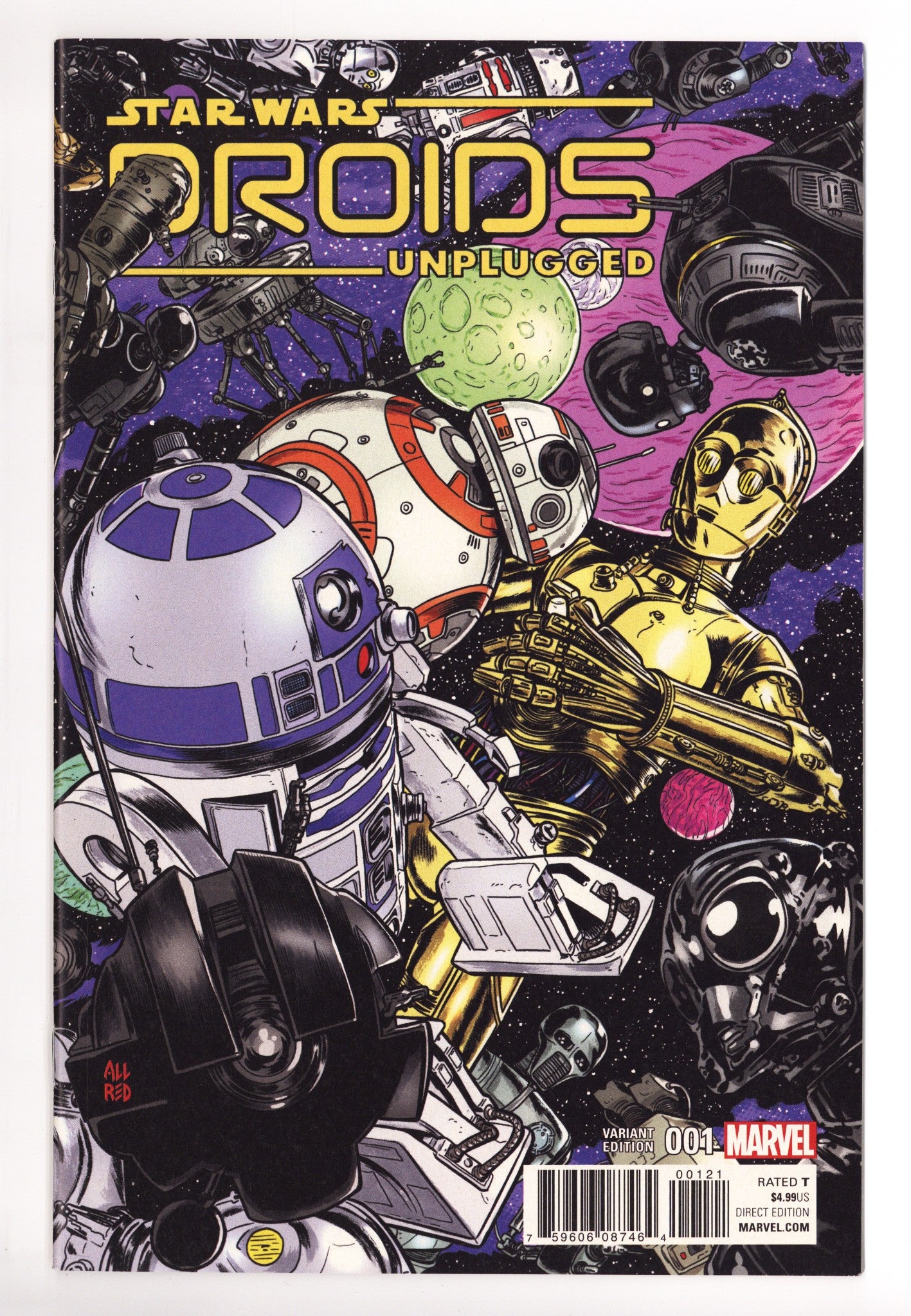 Star Wars: Droids Unplugged 1 High Grade (2017) Allred Variant 