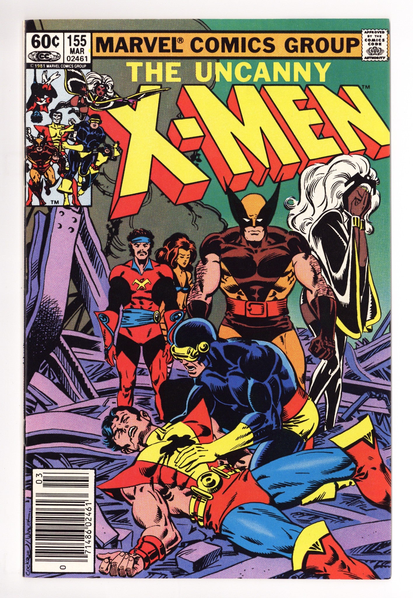 The Uncanny X-Men Vol 1 155 VF/NM (9.0) (1982) Newsstand 