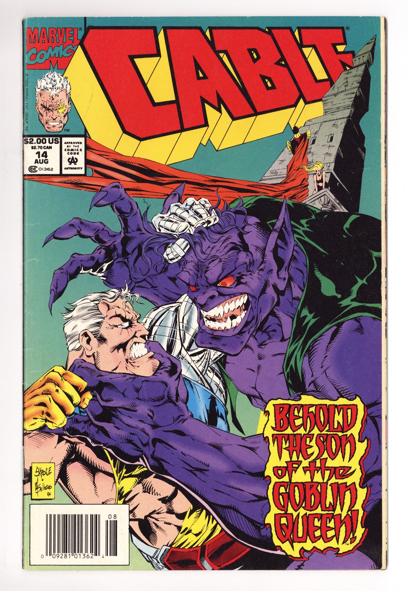 Cable Vol 1 14 Mid Grade (1994) Newsstand 