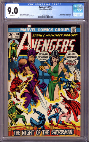 The Avengers Vol 1 114 CGC 9.0 (VF/NM) (1973)