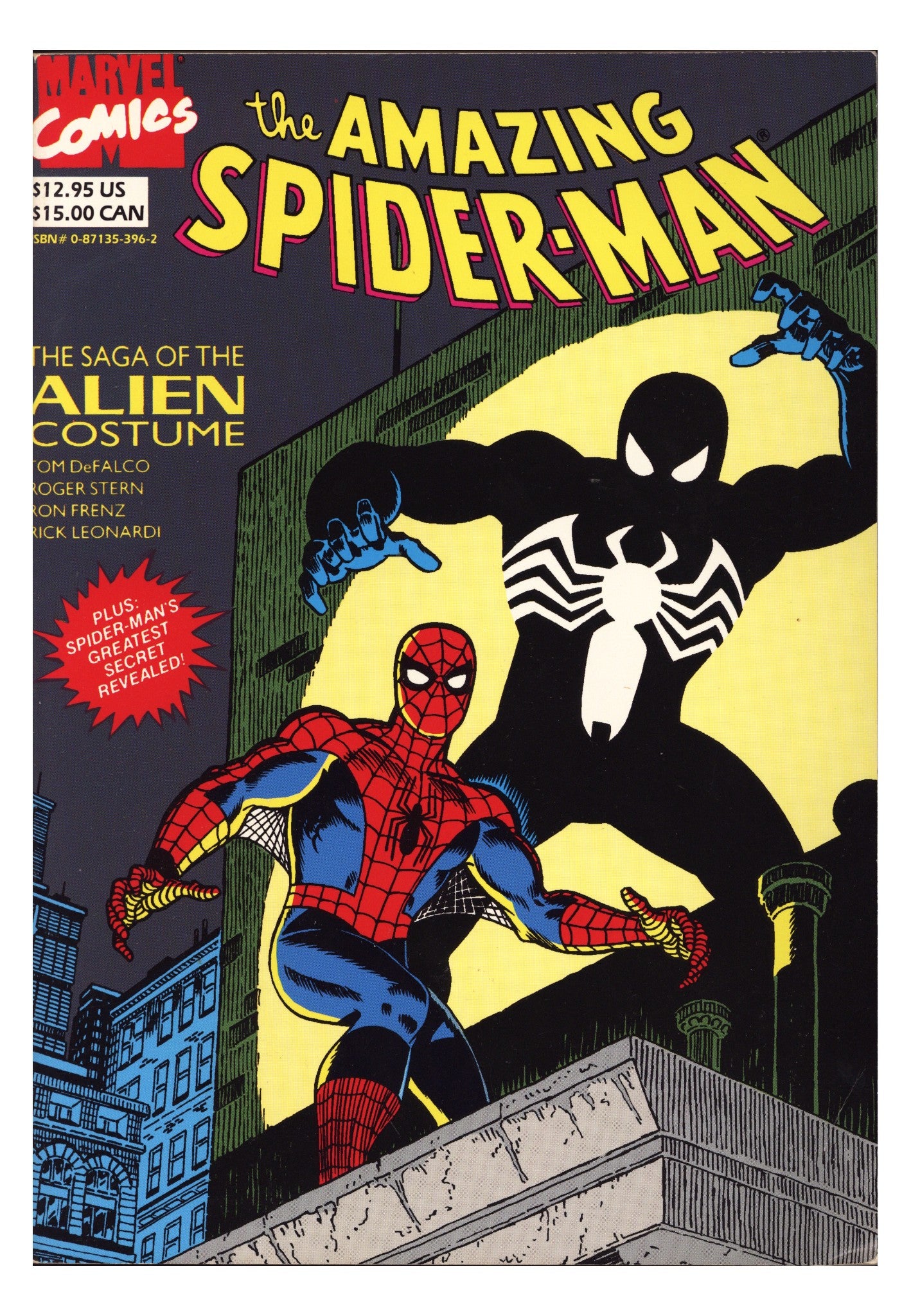 The Amazing Spider-Man: The Saga of the Alien Costume TPB Mid Grade Later Print (1989) 