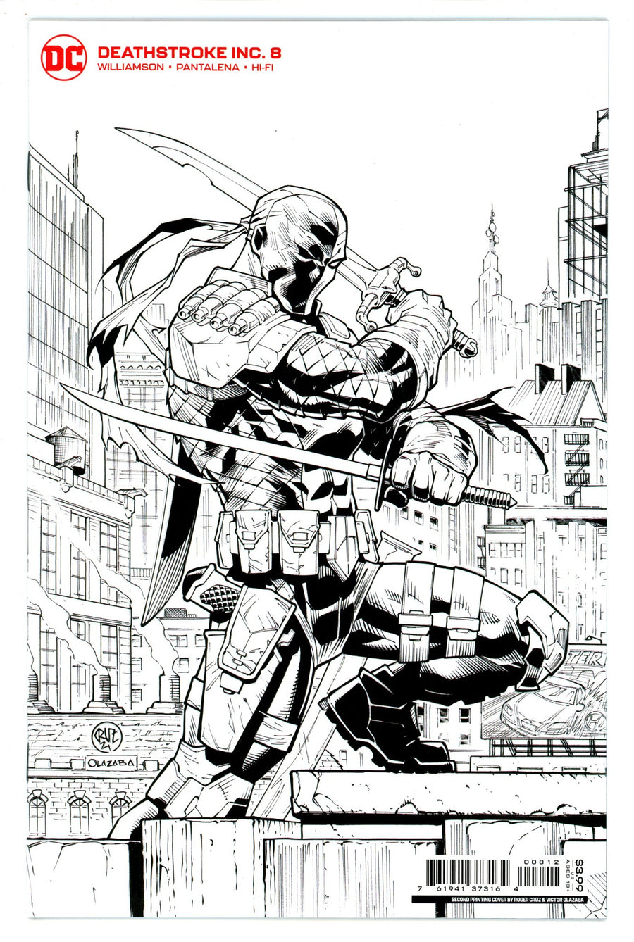 Deathstroke Inc. 8 High Grade (2022) 2nd Print 