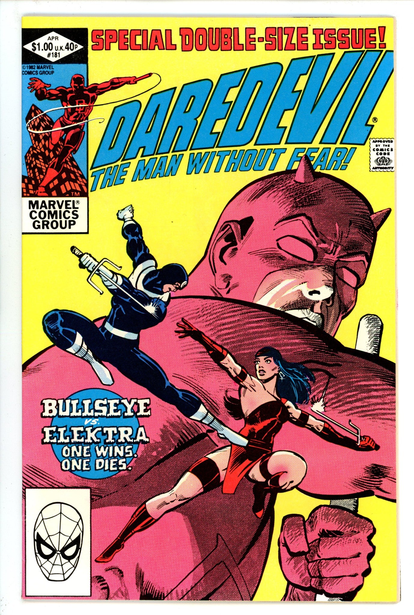 Daredevil Vol 1 181 VF- (7.5) (1982) 
