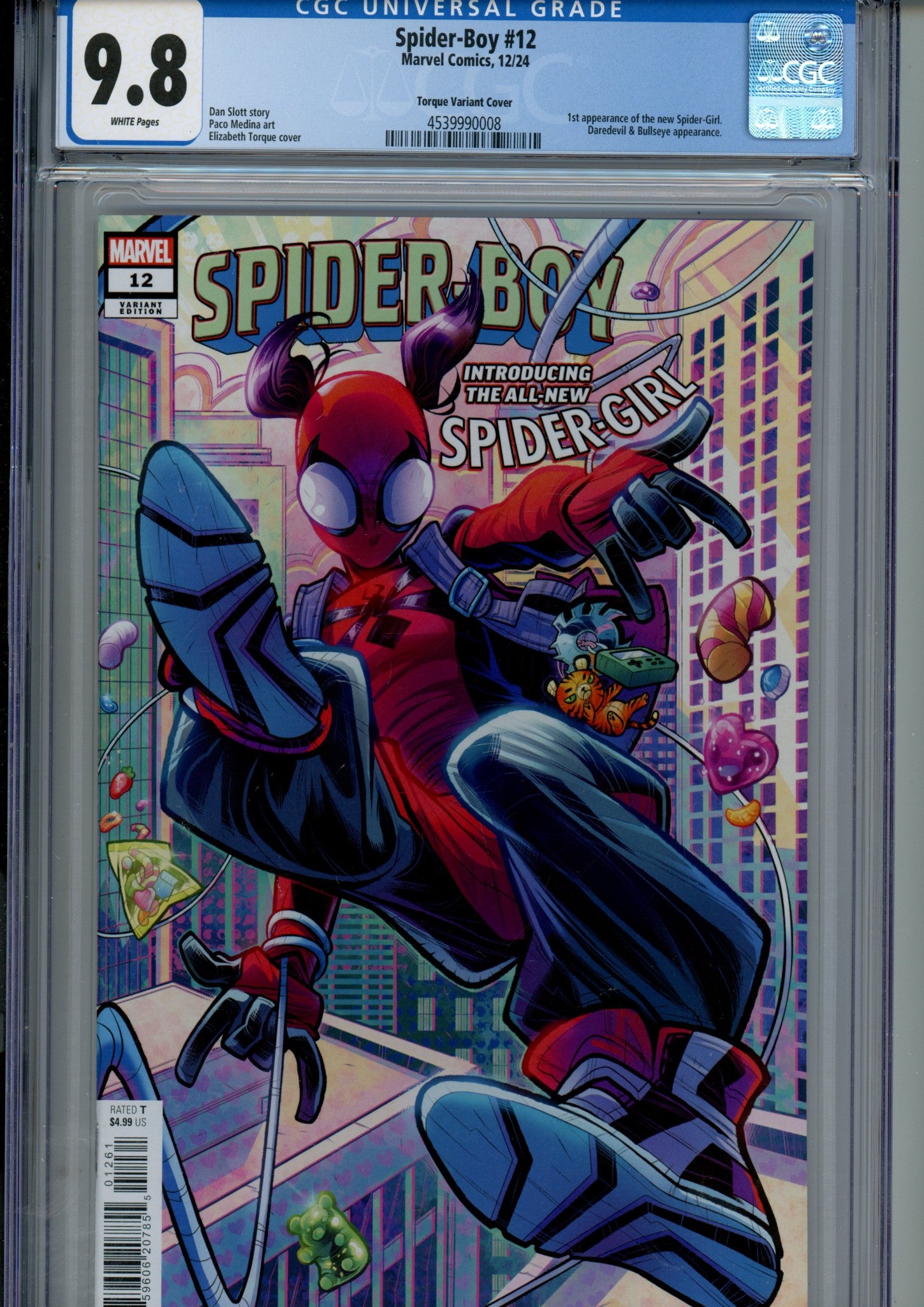 Spider-Boy Vol 1 12 CGC 9.8 (NM/M) (2024) Torque Variant 
