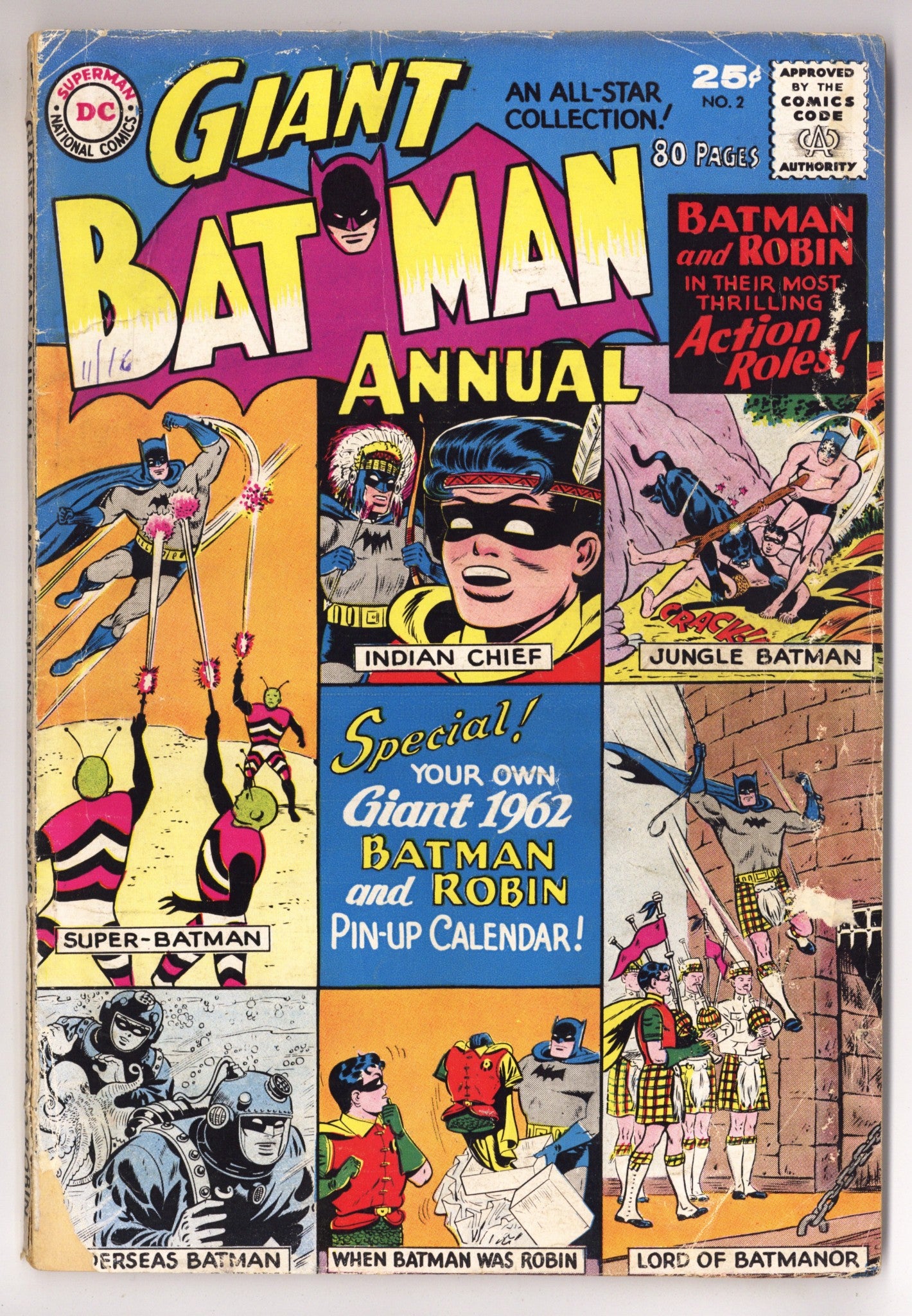 Batman Annual Vol 1 2 GD/VG (3.0) (1961) 