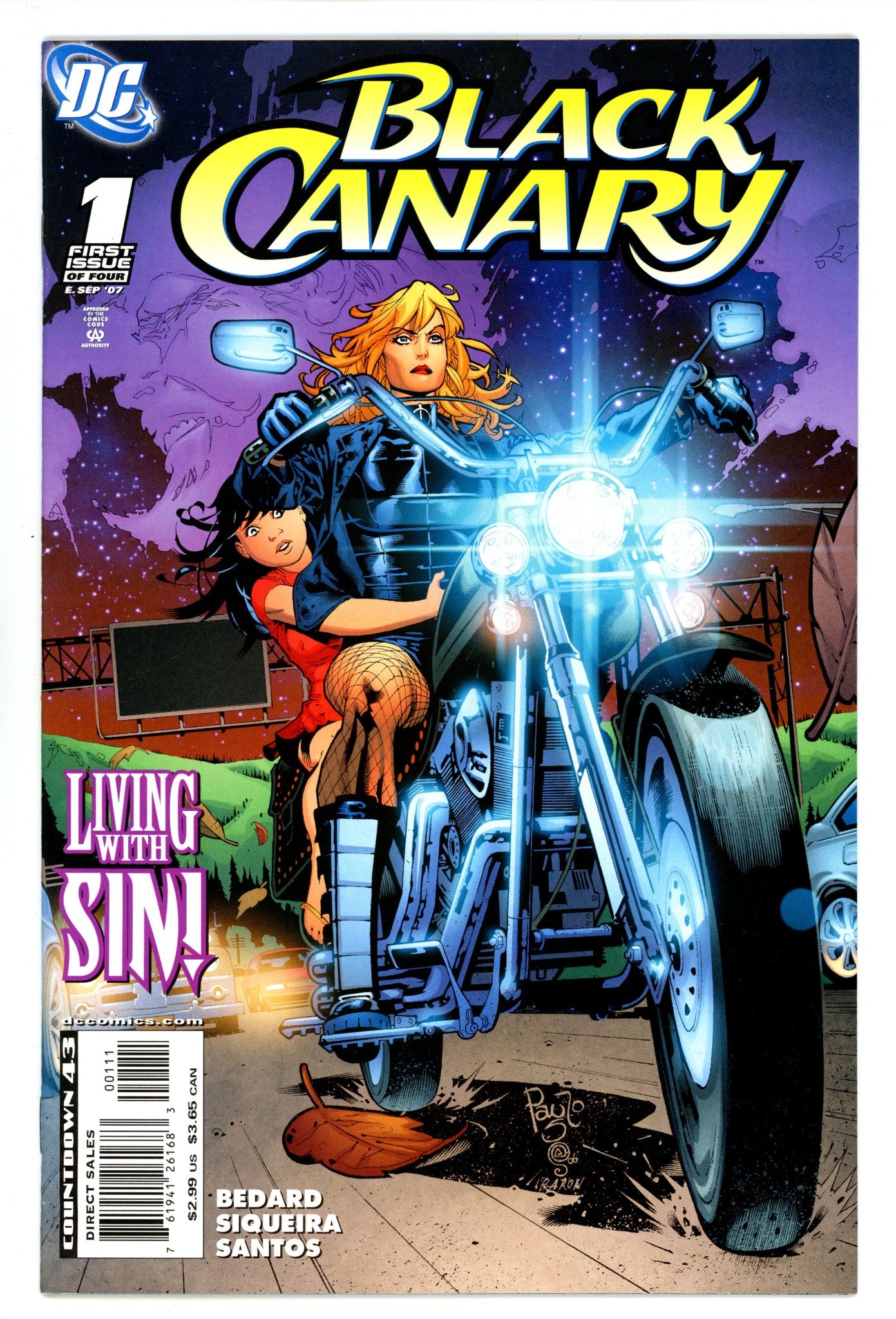 Black Canary Vol 3 1 Mid Grade (2007) 