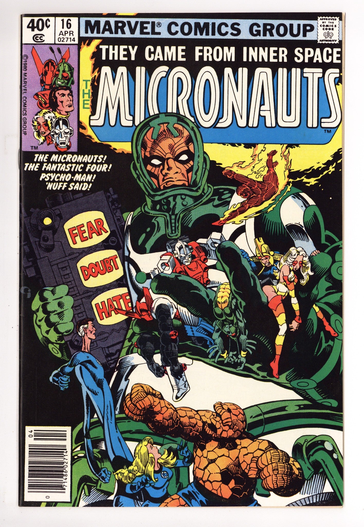 Micronauts Vol 1 16 High Grade (1980) Newsstand 