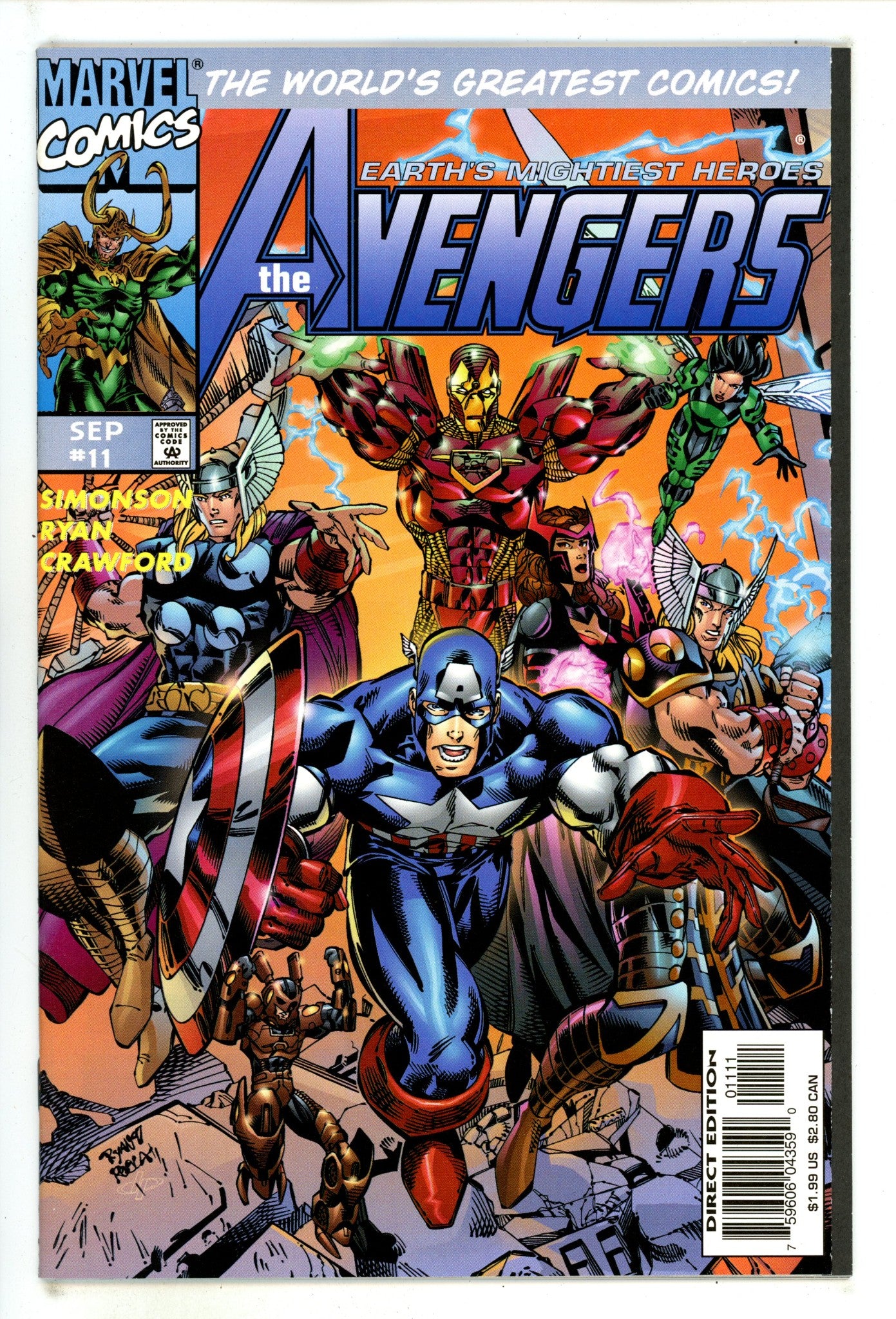 Avengers Vol 2 11 High Grade (1997) 