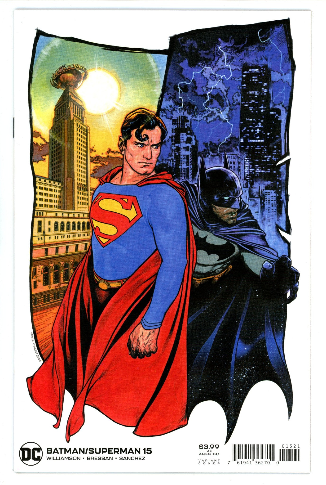 Batman / Superman Vol 2 15 High Grade (2021) Charest Variant 