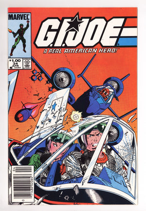 G.I. Joe, A Real American Hero 34 NM- (9.2) (1985) Canadian Price Variant