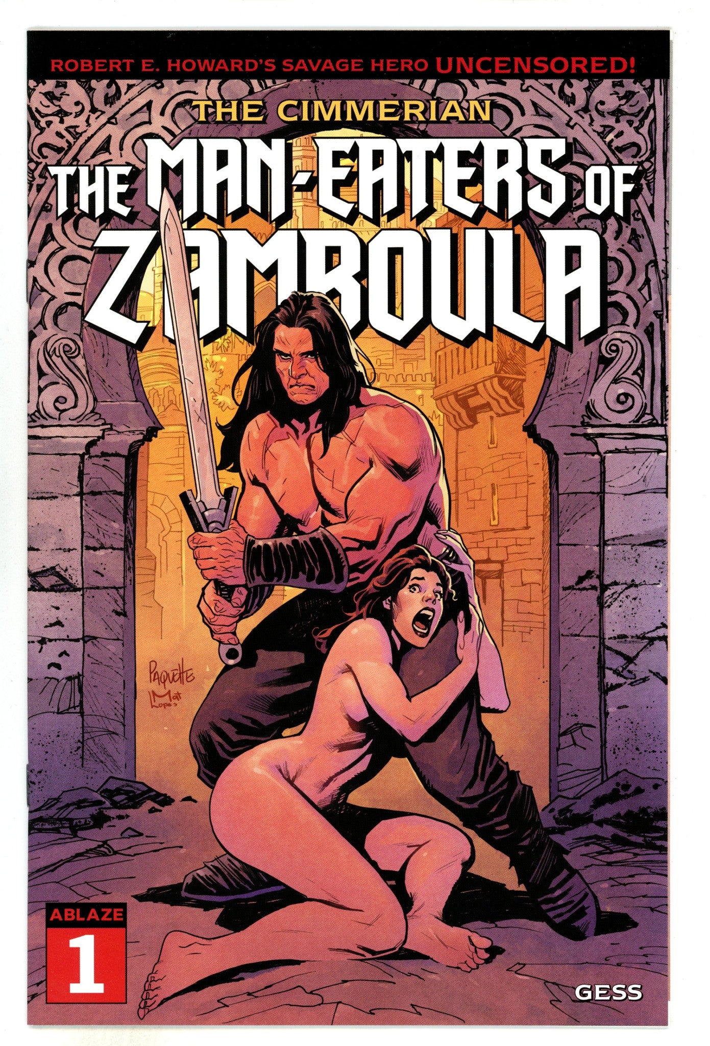 The Cimmerian: The Man-Eaters of Zamboula 1 High Grade (2020) 