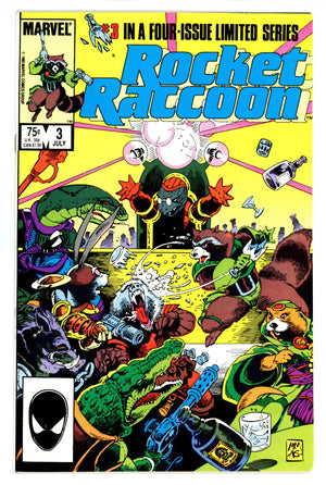 Rocket Raccoon Vol 1 3 VF/NM (9.0) (1985)