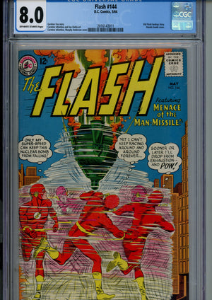 The Flash Vol 1 144 CGC 8.0 (VF) (1964) 