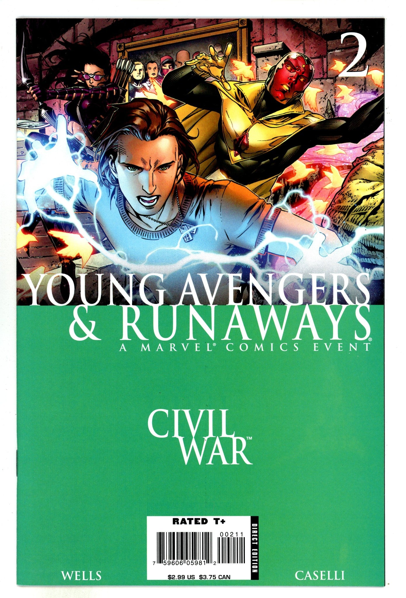 Civil War: Young Avengers & Runaways 2 High Grade (2006) 