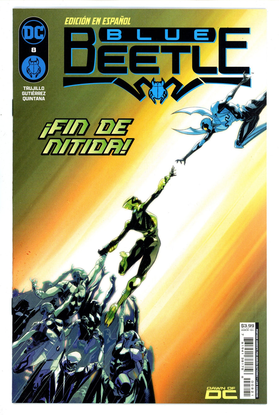 Blue Beetle Vol 11 8 GutiÃ©rrez Spanish Edition Variant (2024)