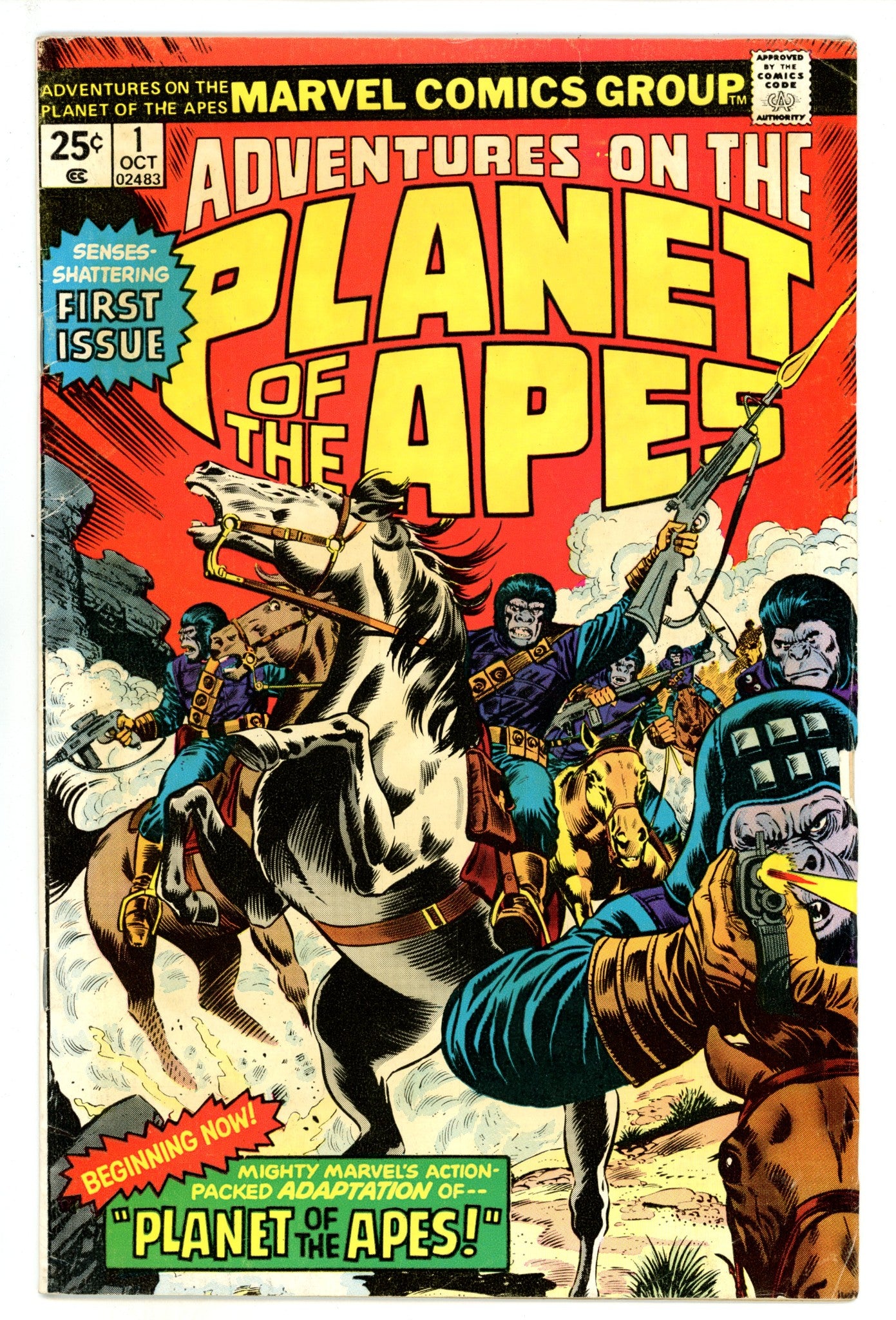 Adventures on the Planet of the Apes 1 VG+ (4.5) (1975) 