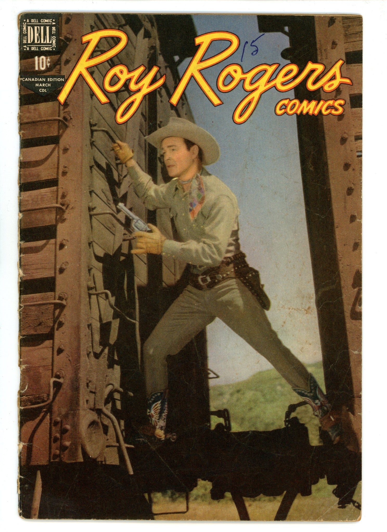 Roy Rogers Comics 15 GD/VG (3.0) (1949) Canadian Edition 