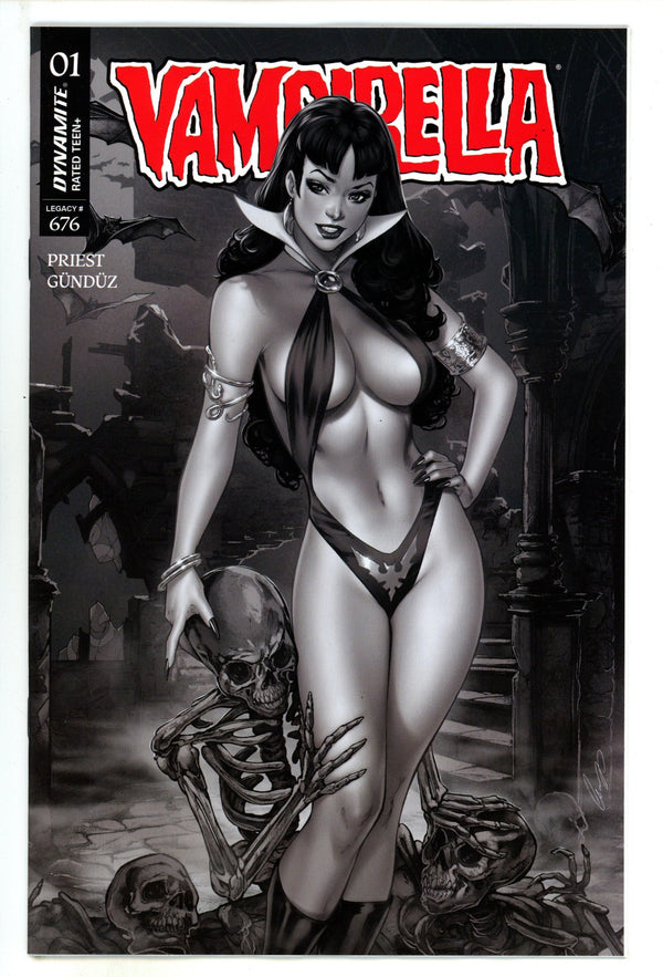 Vampirella Vol 8 1 Chatzoudis B&W Incentive Variant (2025)
