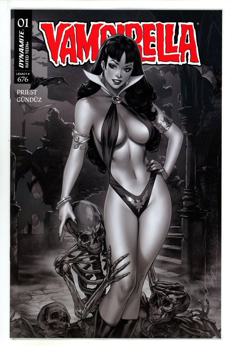 Vampirella Vol 8 1 Chatzoudis B&W Incentive Variant (2025)