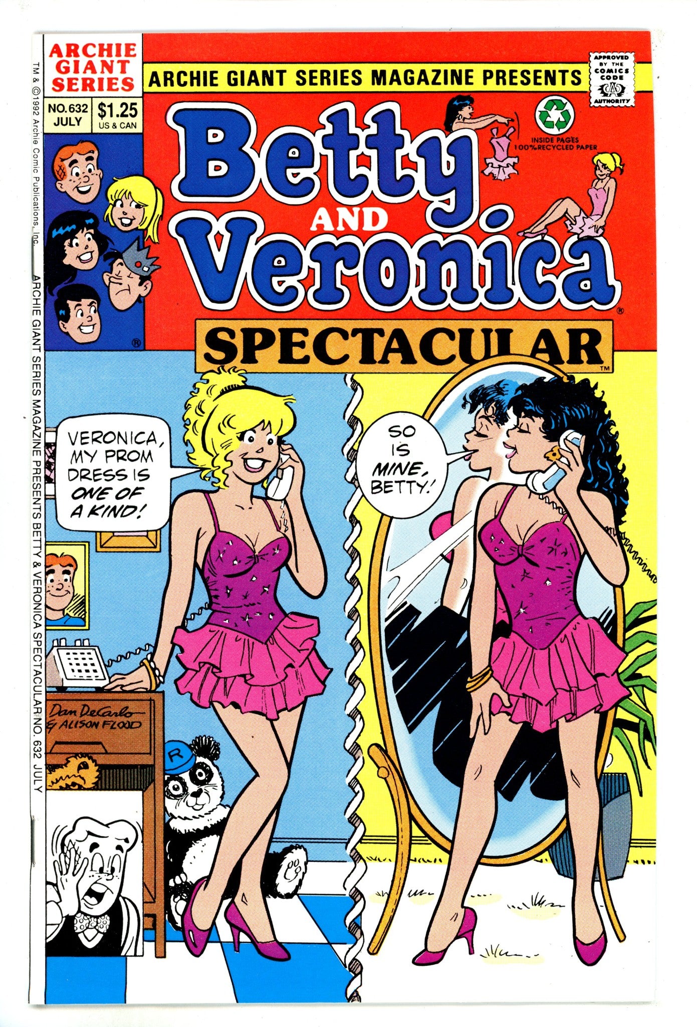 Archie Giant Series Magazine 632 Mid Grade (1992) 