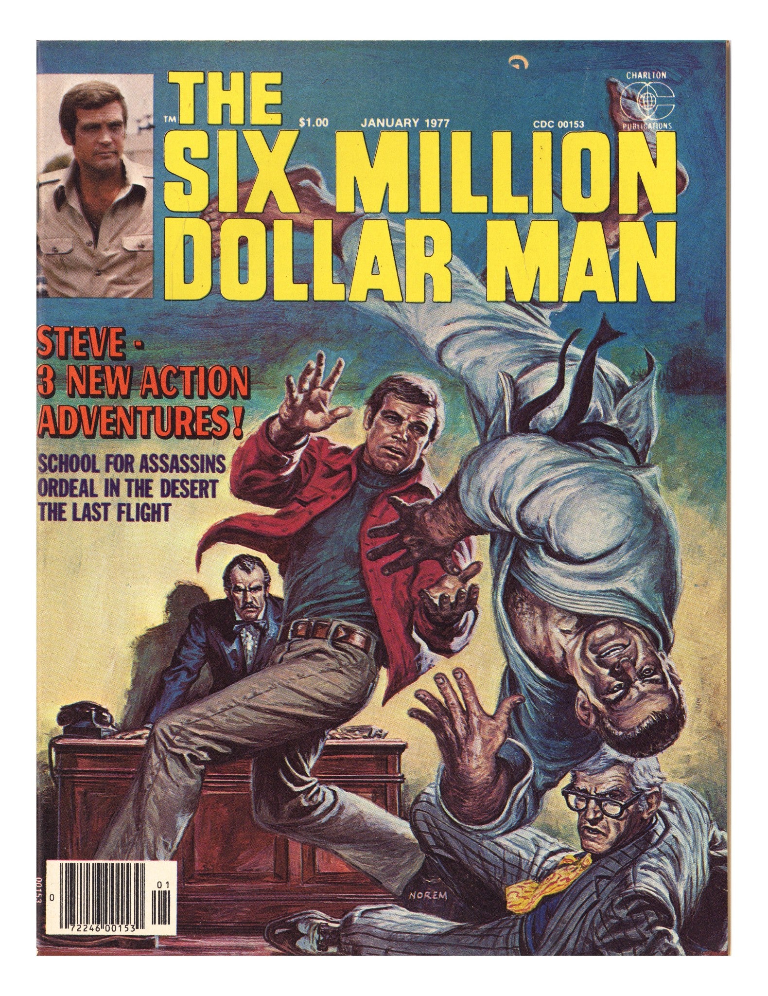 The Six Million Dollar Man 4 VF/NM (9.0) (1977) 