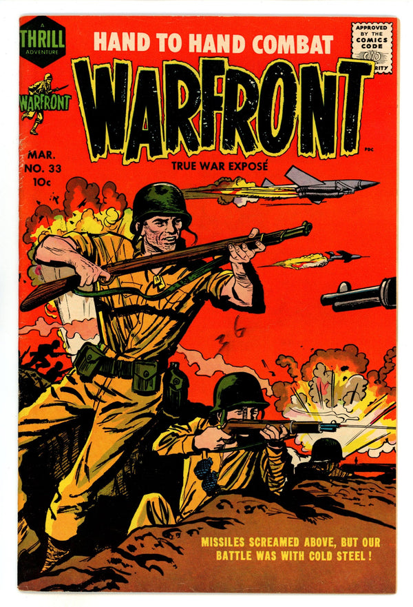 Warfront 33 VF- (7.5) (1958)