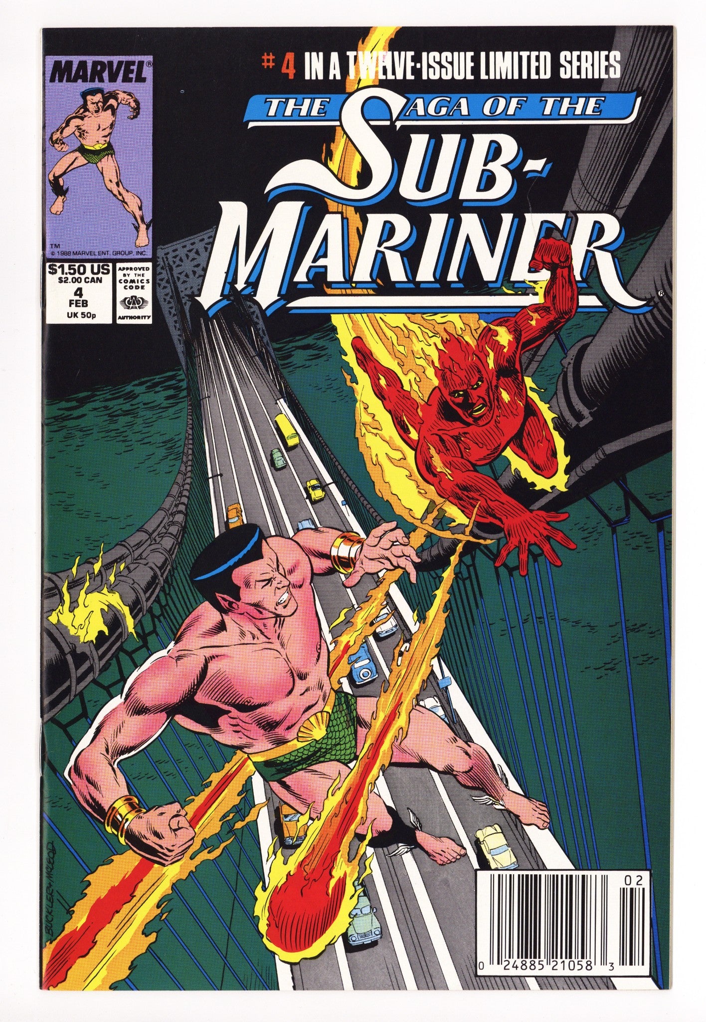 Saga of the Sub-Mariner 4 Mid Grade (1989) 