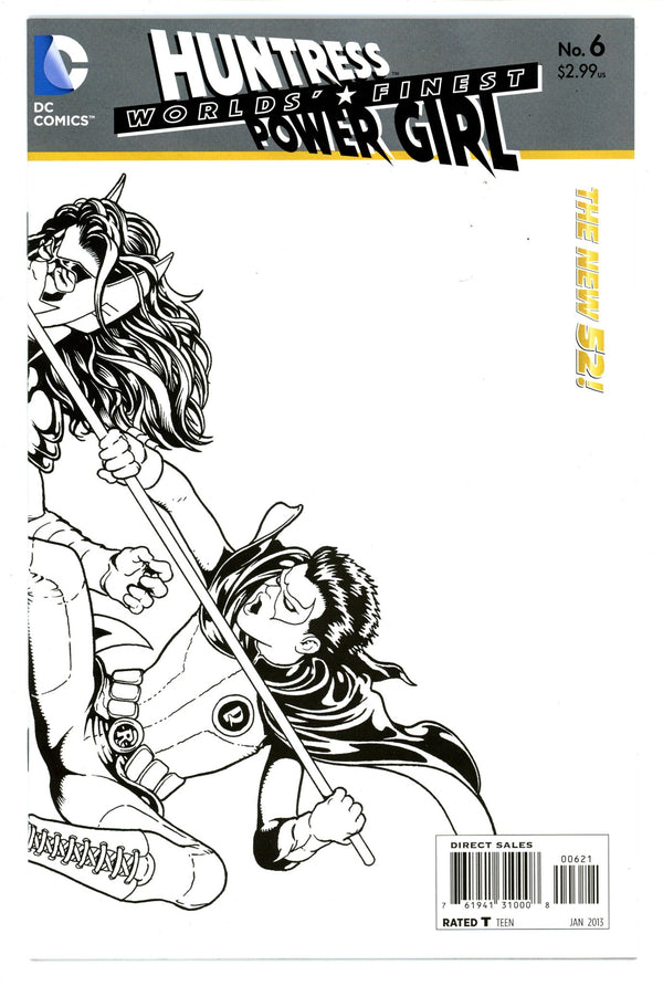 Worlds' Finest 6 High Grade (2013) Maguire B&W Incentive Variant