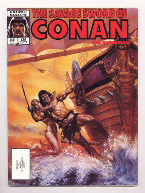 The Savage Sword of Conan Vol 1 129 Mid Grade (1986)