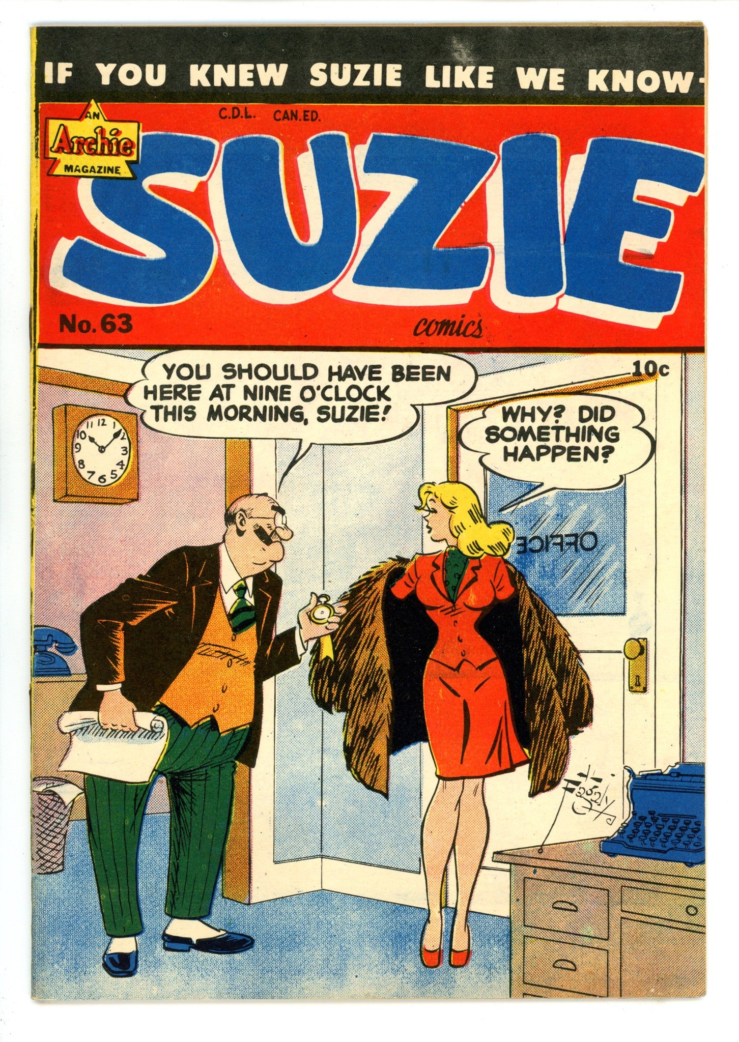 Suzie Comics 63 FN/VF (7.0) (1948) Canadian Edition 