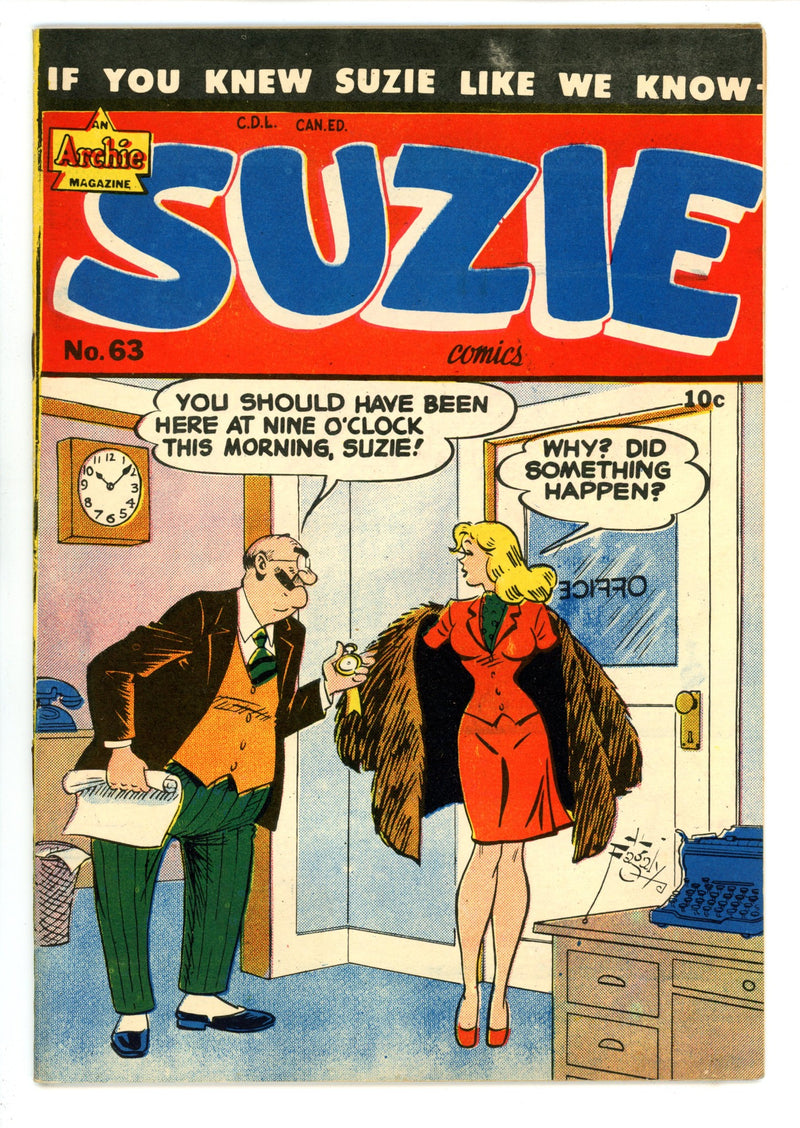 Suzie Comics 63 FN/VF (7.0) (1948) Canadian Edition 