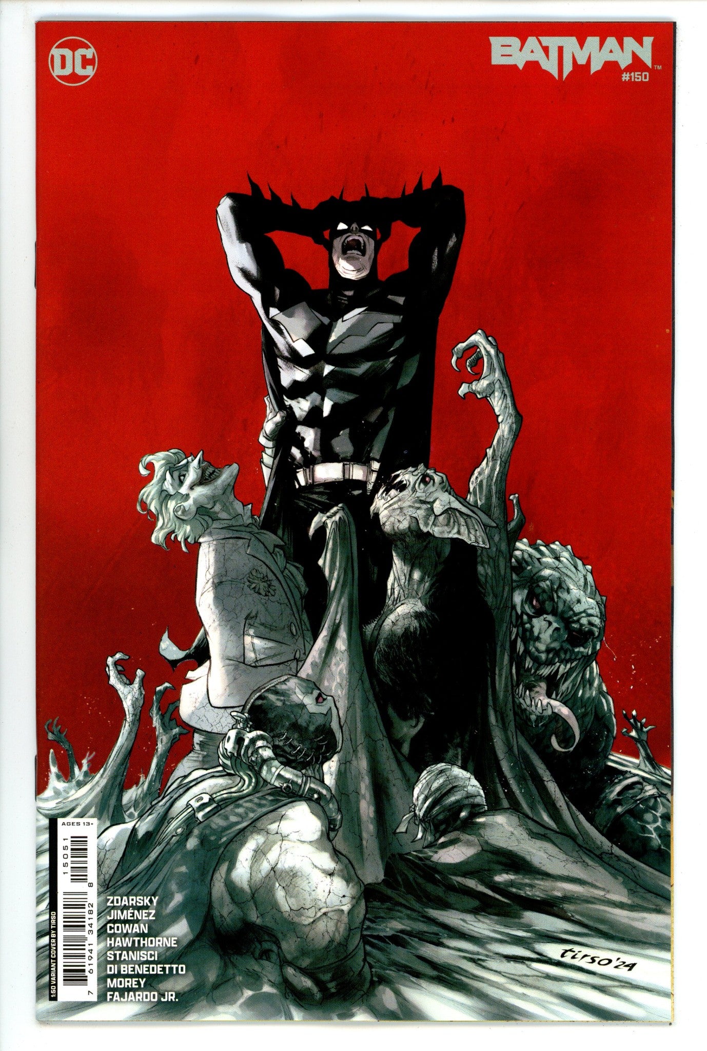 Batman Vol 3 150 Cons Incentive Variant NM (2024)