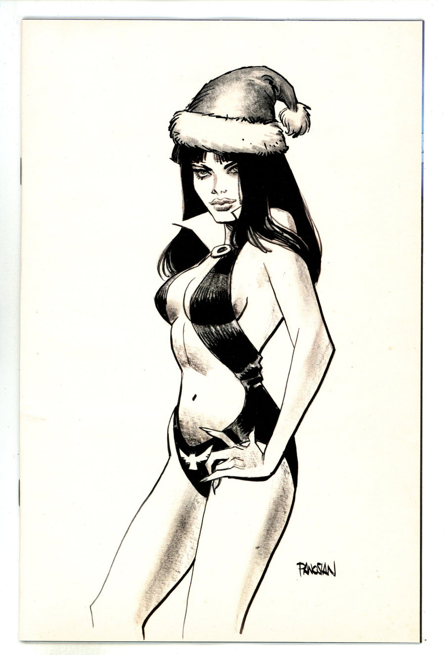 Vampirella Helliday 2024 Special  1 Panosian  B&W Virgin Incentive Variant   (2024)