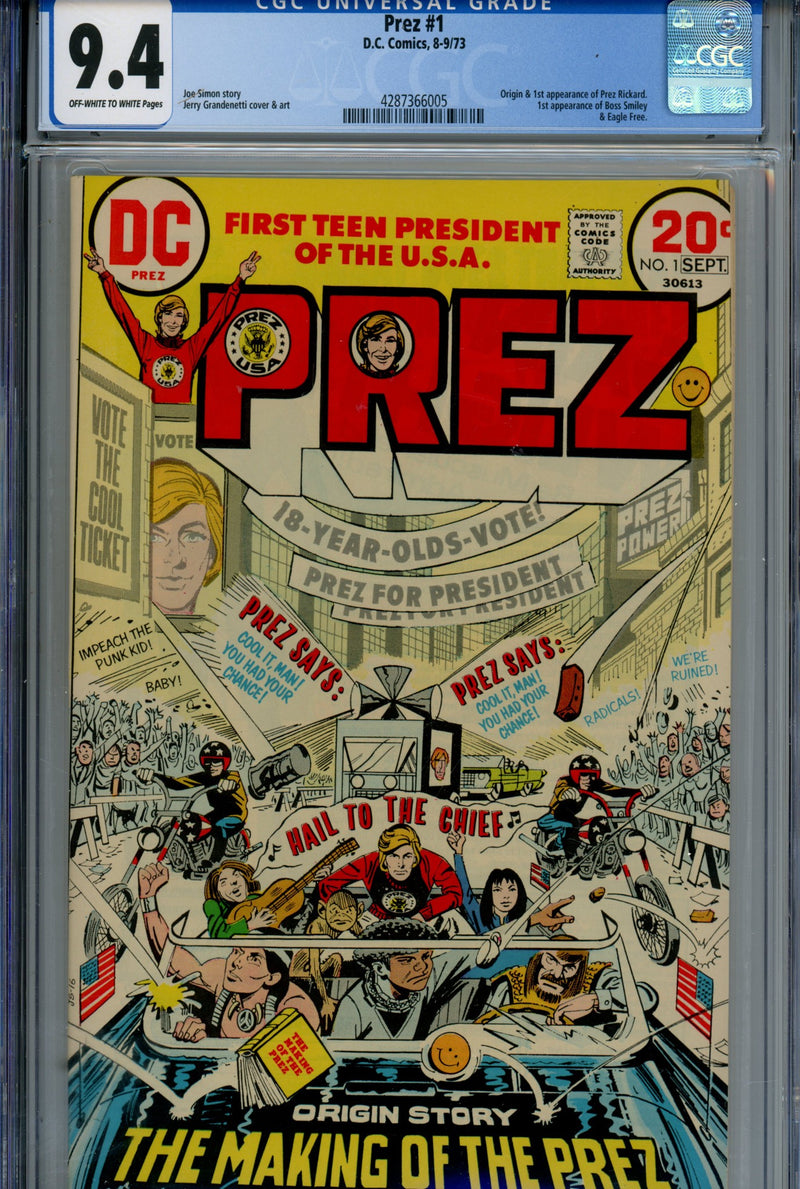 Prez 1 CGC 9.4 (1973)