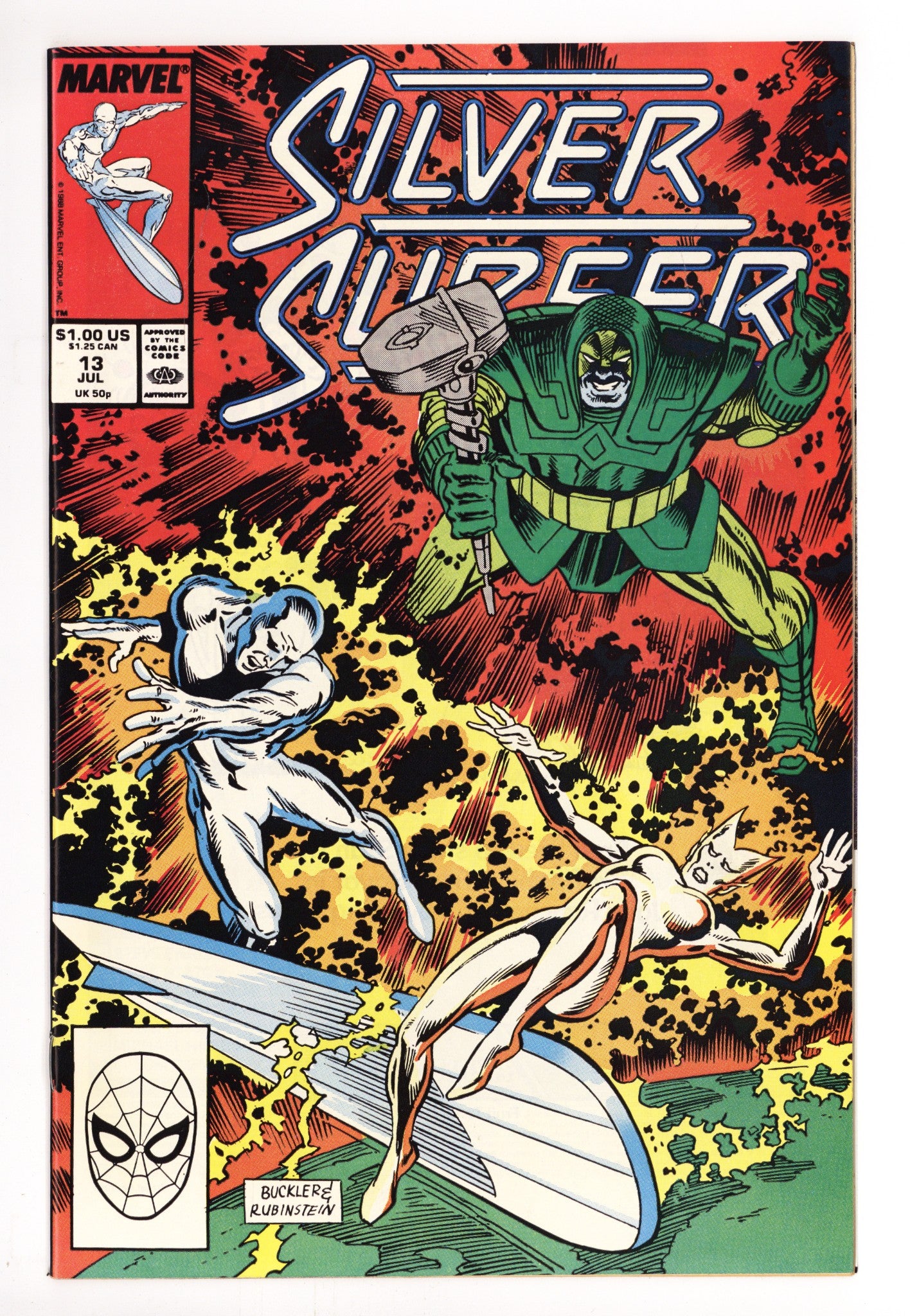 Silver Surfer Vol 3 13 High Grade (1988) 