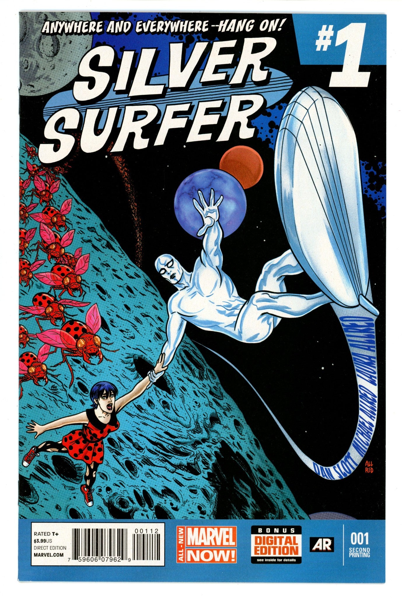 Silver Surfer Vol 7 1 High Grade (2014) 2nd Print 