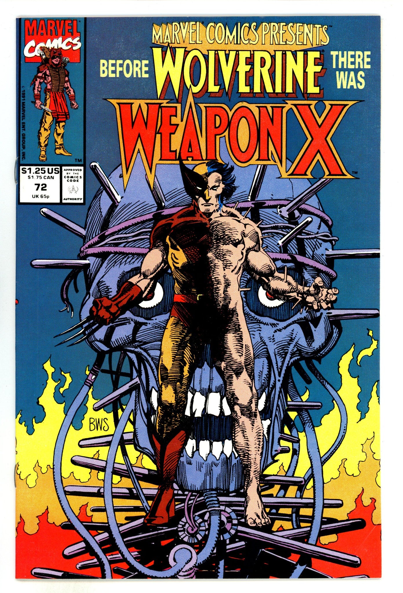 Marvel Comics Presents Vol 1 72 VF- (7.5) (1991) 
