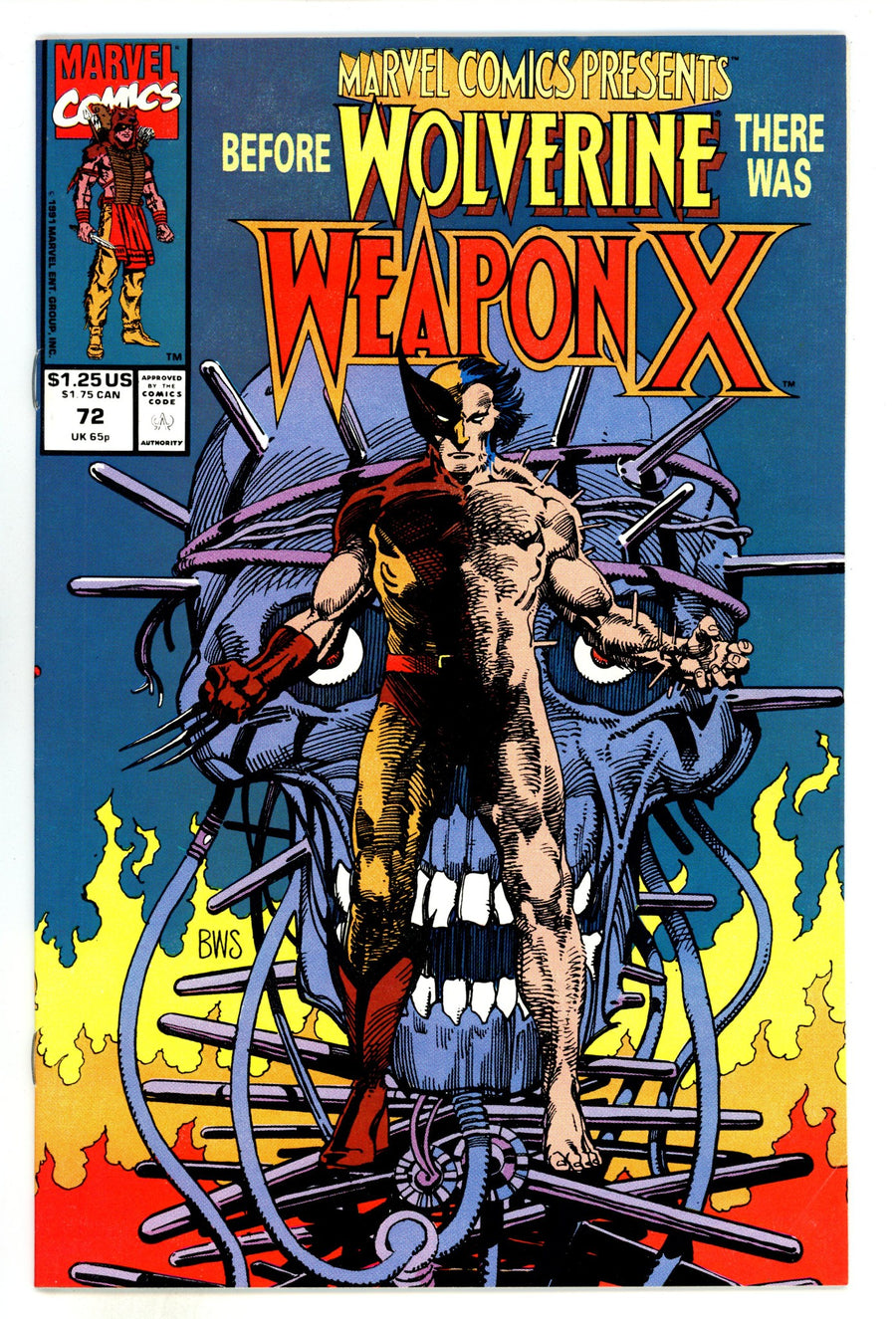 Marvel Comics Presents Vol 1 72 VF- (7.5) (1991) 