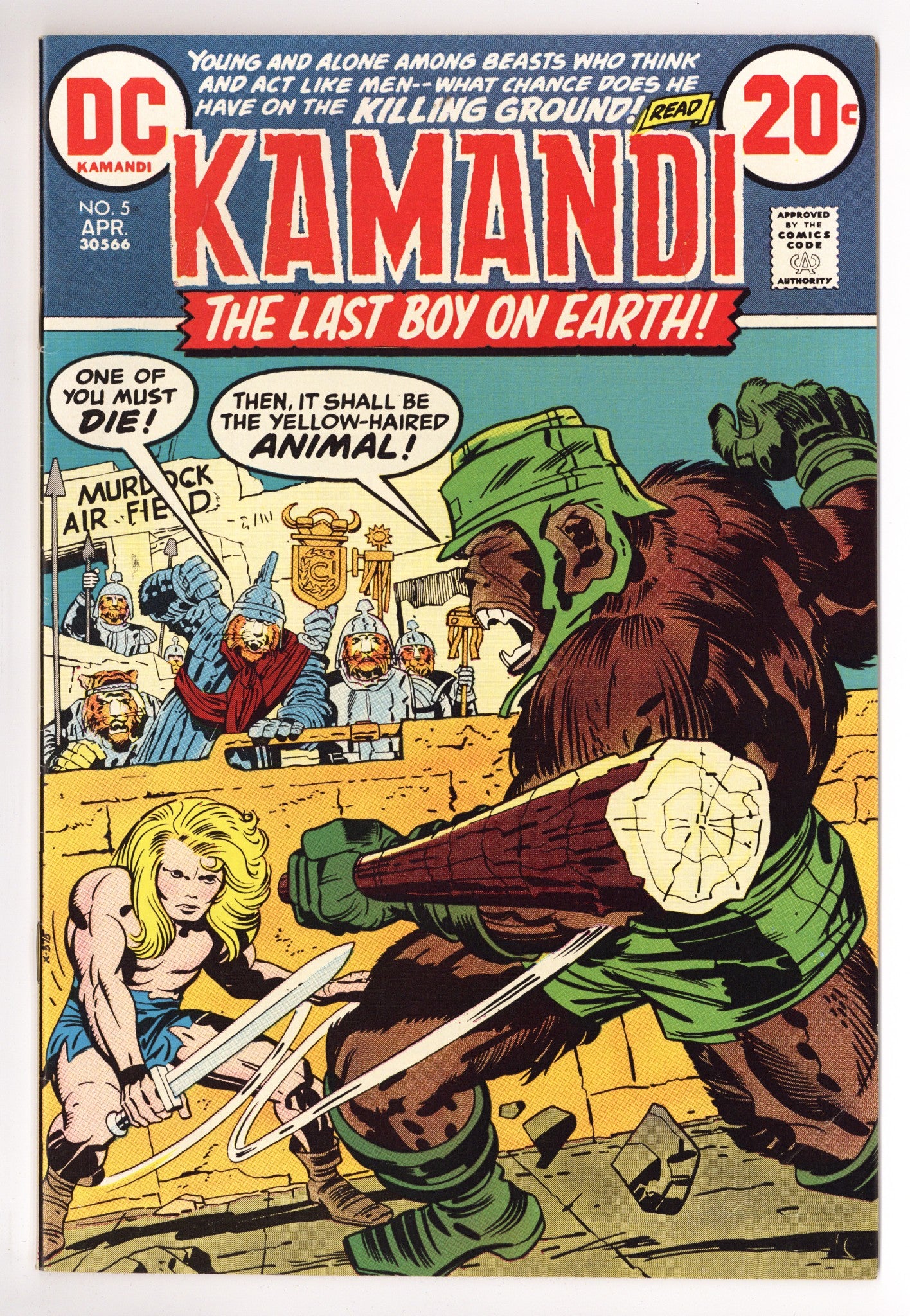 Kamandi, the Last Boy on Earth 5 Mid Grade (1973) 
