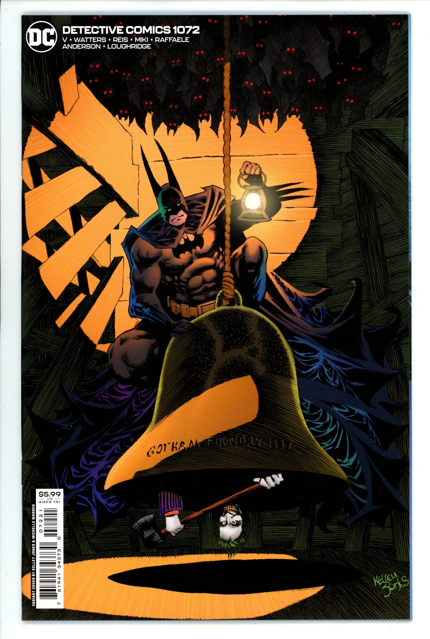 Detective Comics Vol 3 1072 High Grade (2023) Jones Variant 