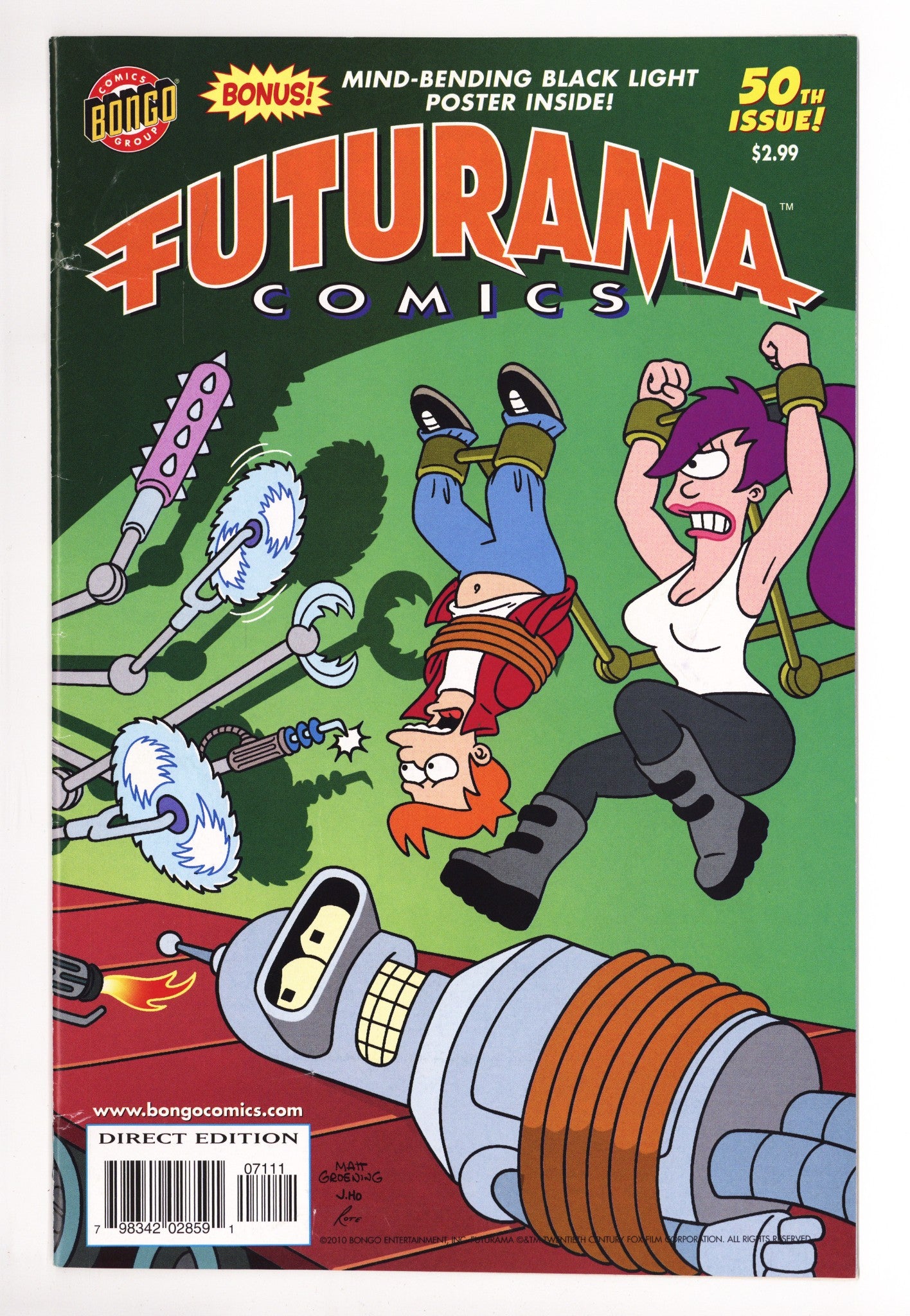 Bongo Comics Presents Futurama Comics 50 Low Grade (2010) 