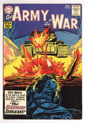 Our Army at War Vol 1 108 VG/FN (5.0) (1961)