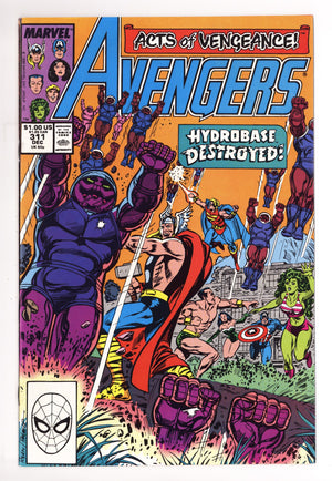 The Avengers Vol 1 311 High Grade (1989)
