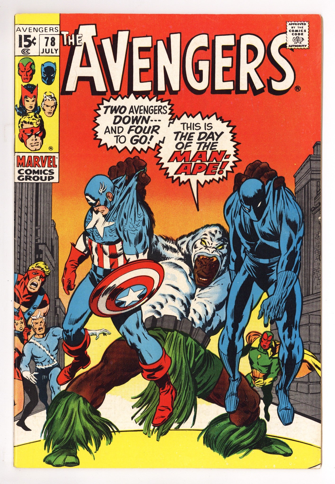 The Avengers Vol 1 78 VF- (7.5) (1970) 