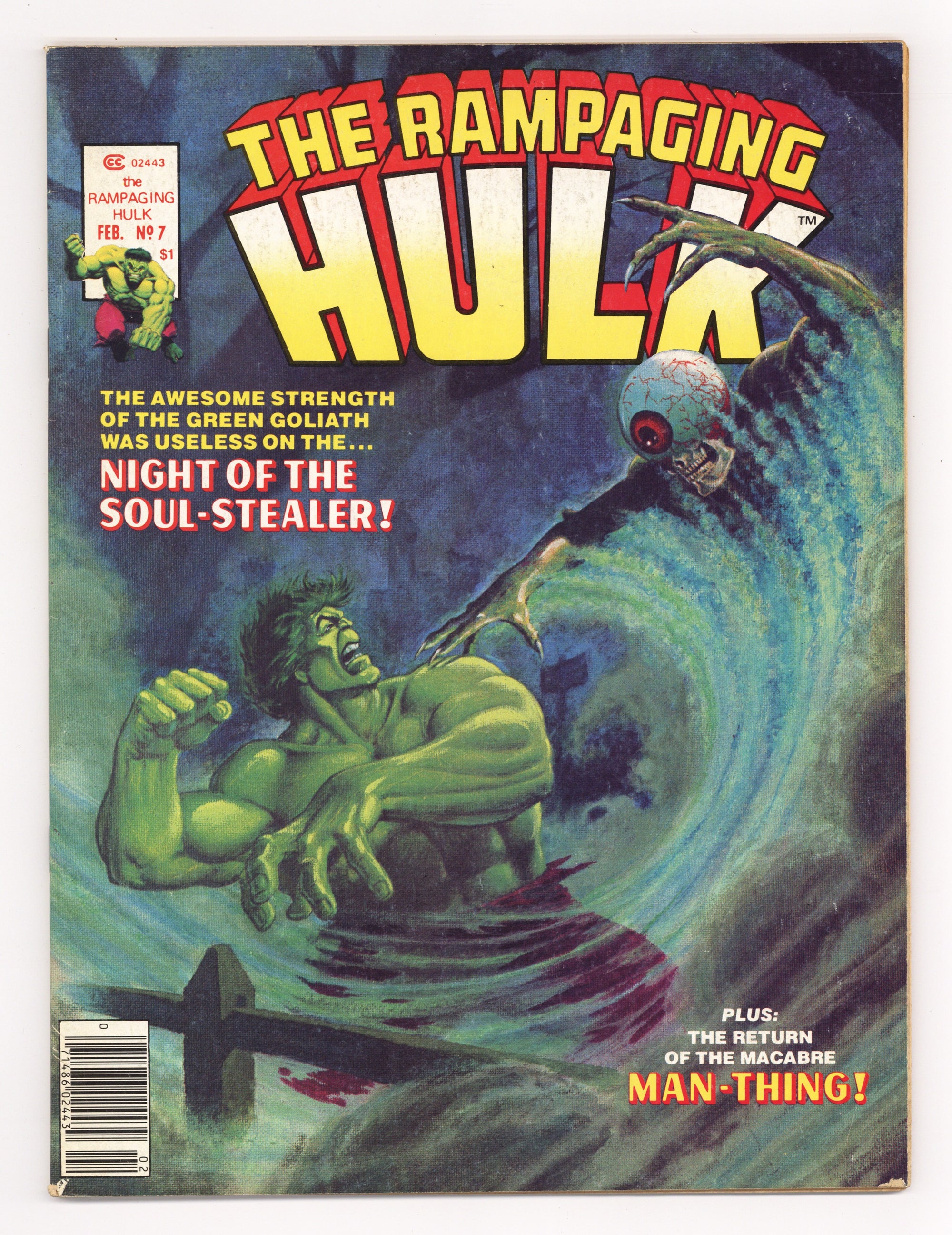 Rampaging Hulk Vol 1 7 Mid Grade (1978) 
