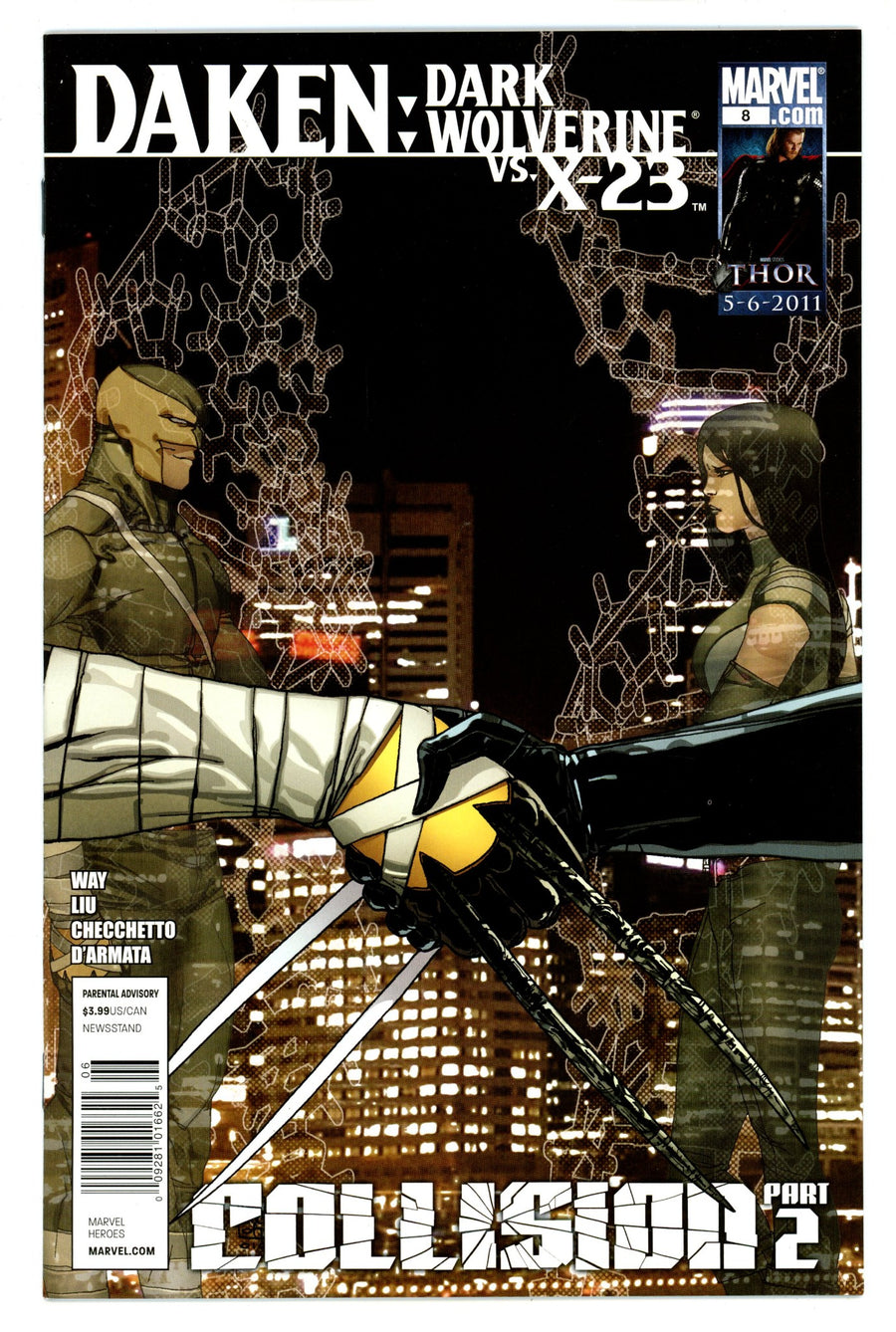 Daken: Dark Wolverine 8 VF (8.0) (2011) Newsstand 