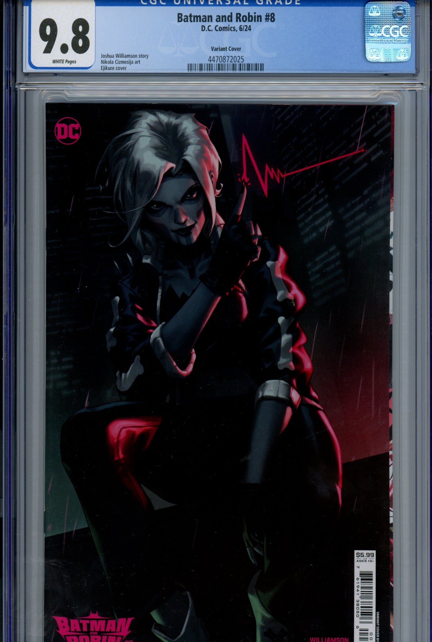 Batman and Robin Vol 3 8 CGC 9.8 (NM/M) (2024) Ejikure Variant 