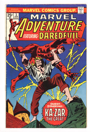 Marvel Adventure 3 Low Grade (1976) 