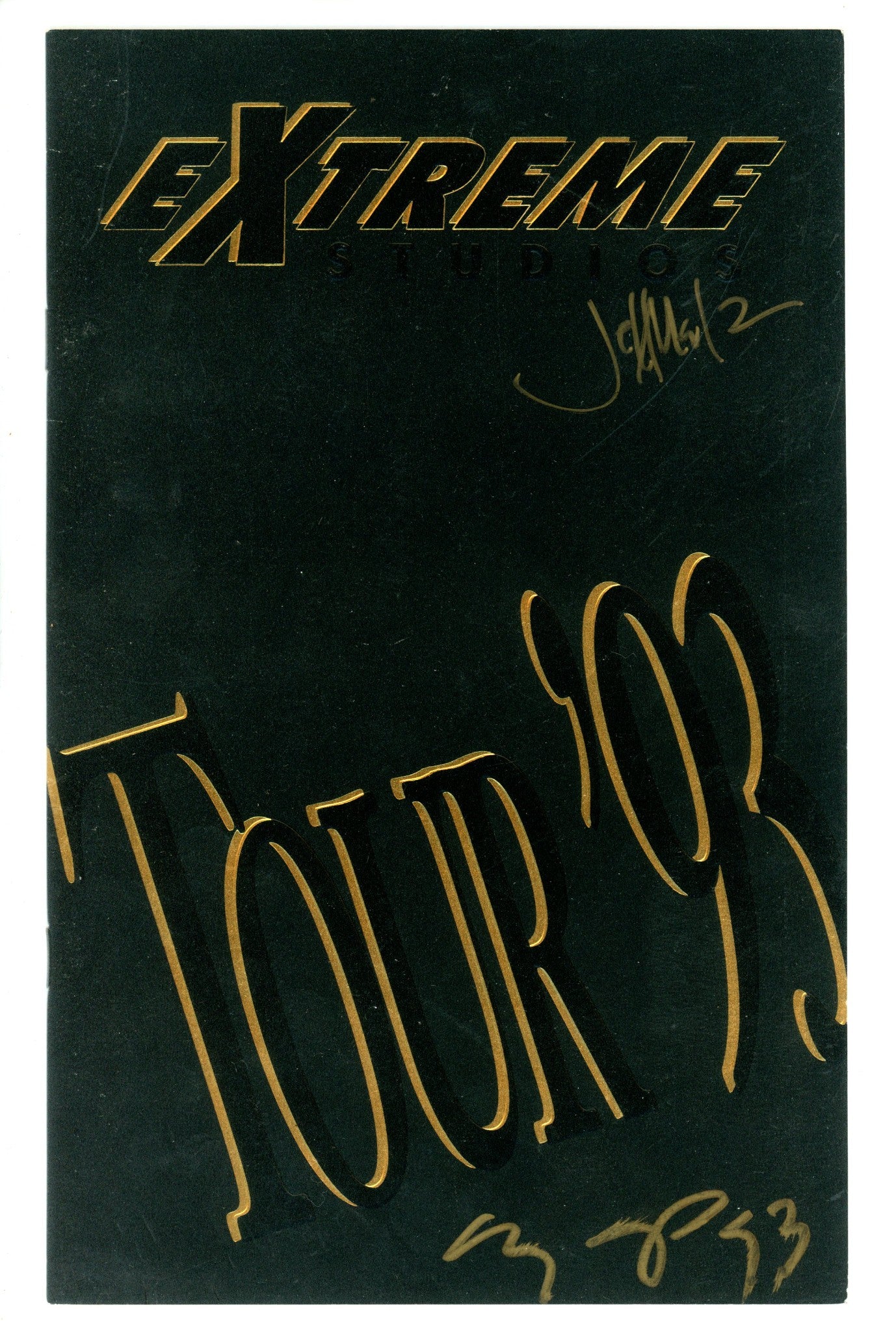 Extreme Studios Tour '93 1 VF (8.0) (1993) Signed x2 Cover 