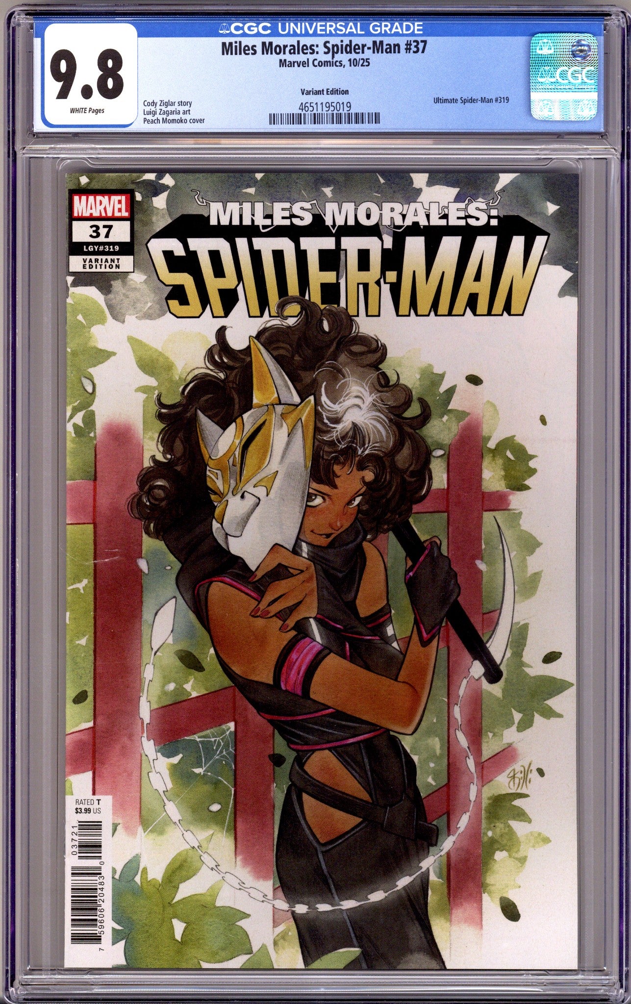 Miles Morales: Spider-Man Vol 2 37 CGC 9.8 (NM/M) (2025) Momoko Variant 
